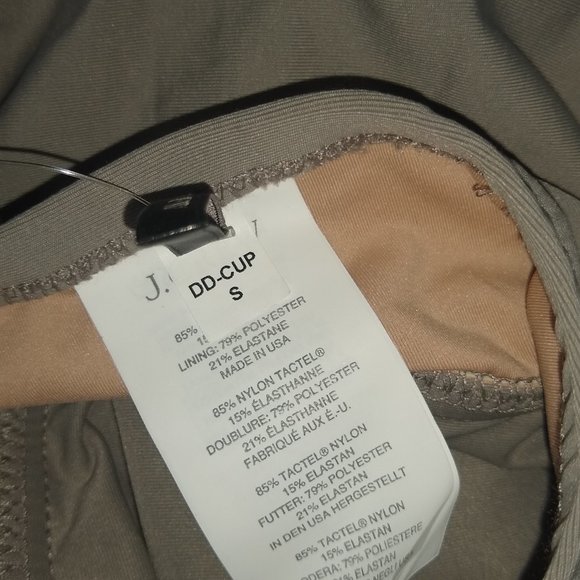 J Crew Grey Strapless Swim Top Tankini - Picture 3 of 4